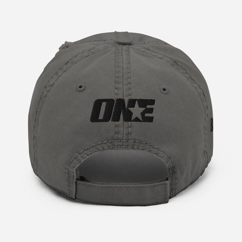 Baseball 1STAR Distressed Dad Hat